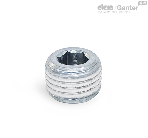 DIN 906-ST Threaded Plugs Steel | Elesa+Ganter